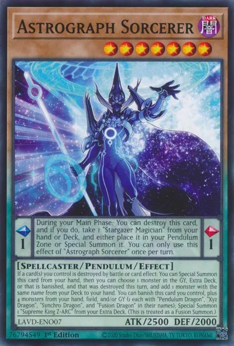Astrograph Sorcerer — Legendary Arc-V Decks — Yu-Gi-Oh!