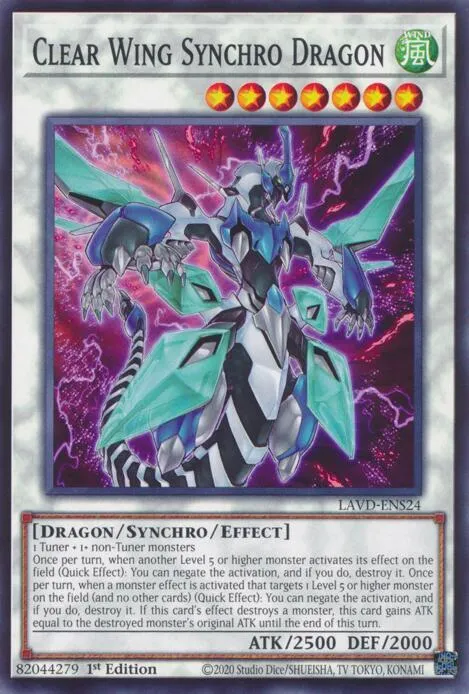 Dragon Synchro de l'Aile Claire — Legendary Arc-V Decks — Yu-Gi-Oh!
