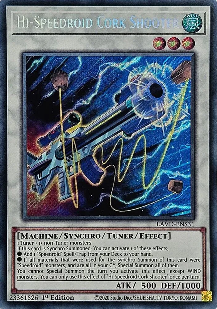 Hi-Speedroid Cork Shooter — Legendary Arc-V Decks — Yu-Gi-Oh!