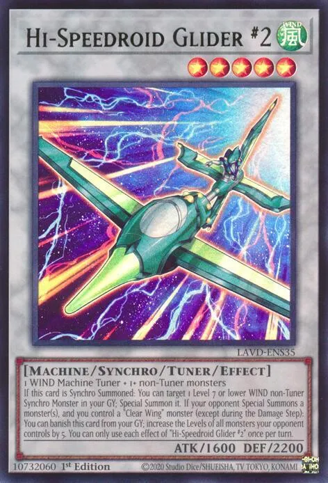 Hi-Speedroid Glider #2 — Legendary Arc-V Decks — Yu-Gi-Oh!