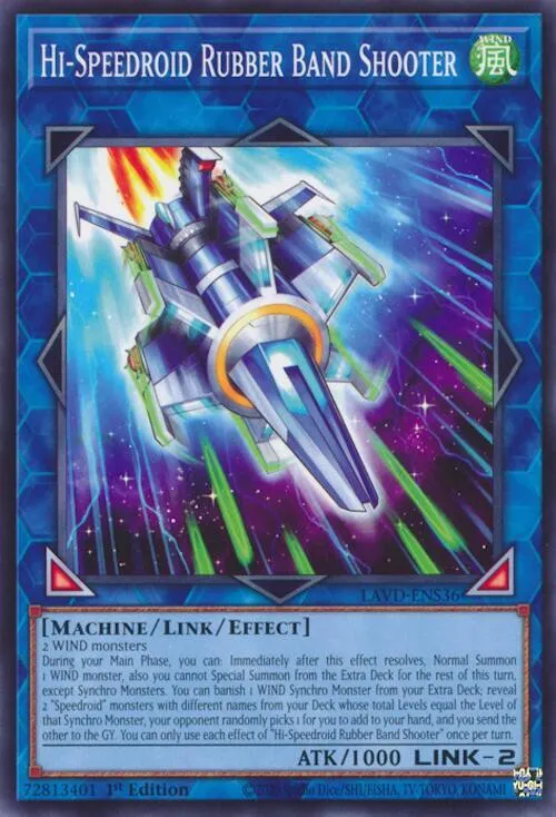 Hi-Speedroid Rubber Band Shooter — Legendary Arc-V Decks — Yu-Gi-Oh!