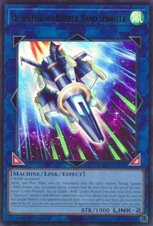 Hi-Speedroid Rubber Band Shooter — Legendary Arc-V Decks — Yu-Gi-Oh!