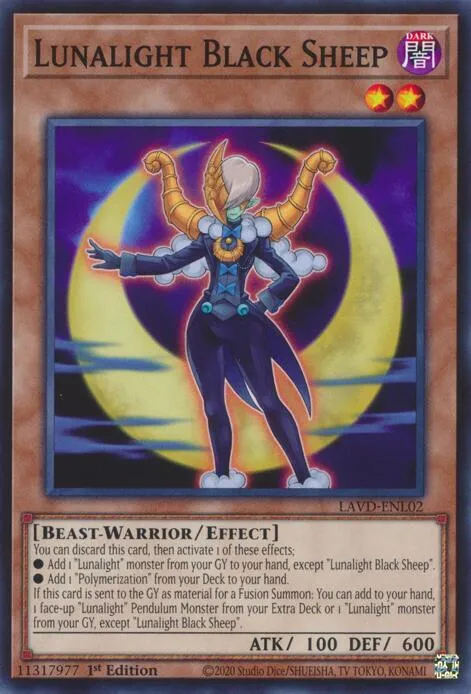Lunalight Black Sheep — Legendary Arc-V Decks — Yu-Gi-Oh!