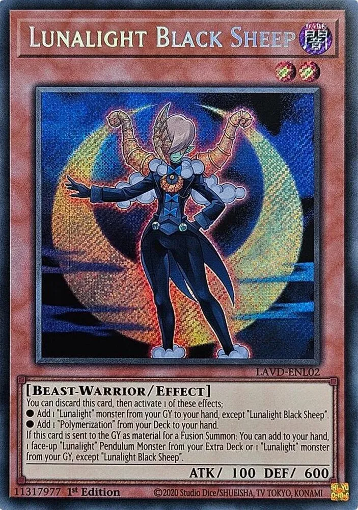 Mouton Noir de Clair de Lune — Legendary Arc-V Decks — Yu-Gi-Oh!