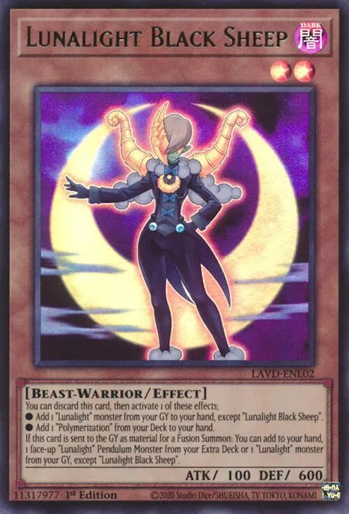 Lunalight Black Sheep — Legendary Arc-V Decks — Yu-Gi-Oh!