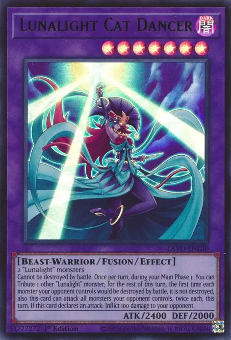 Lunalight Cat Dancer — Legendary Arc-V Decks — Yu-Gi-Oh!