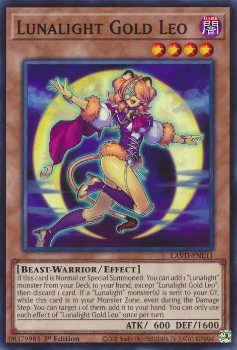 Lunalight Gold Leo — Legendary Arc-V Decks — Yu-Gi-Oh!
