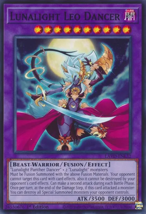 Lunalight Leo Dancer — Legendary Arc-V Decks — Yu-Gi-Oh!