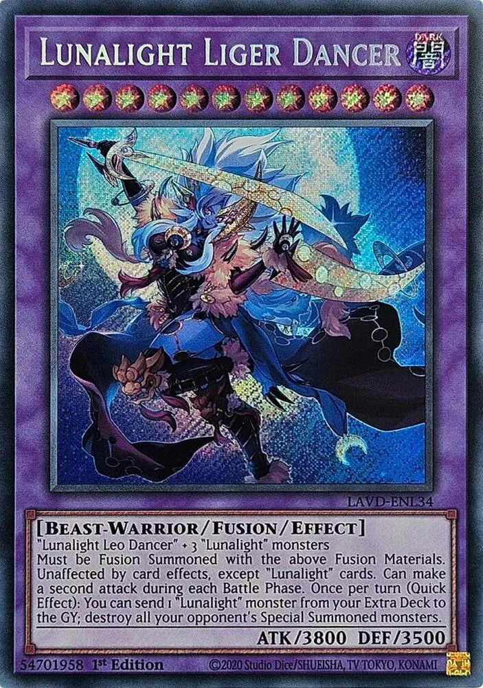 Lunalight Liger Dancer — Legendary Arc-V Decks — Yu-Gi-Oh!