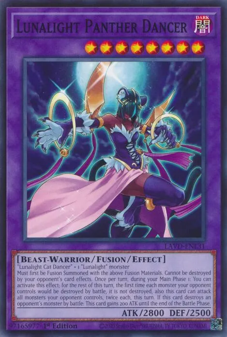 Lunalight Panther Dancer — Legendary Arc-V Decks — Yu-Gi-Oh!