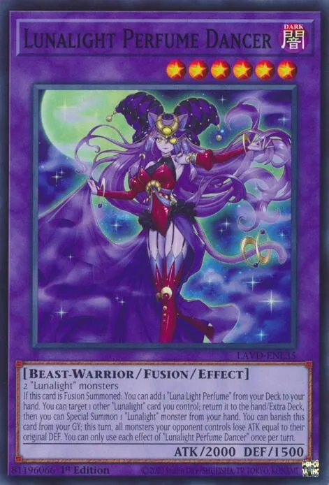 Lunalight Perfume Dancer — Legendary Arc-V Decks — Yu-Gi-Oh!