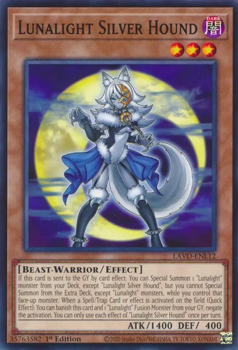 Lunalight Silver Hound — Legendary Arc-V Decks — Yu-Gi-Oh!