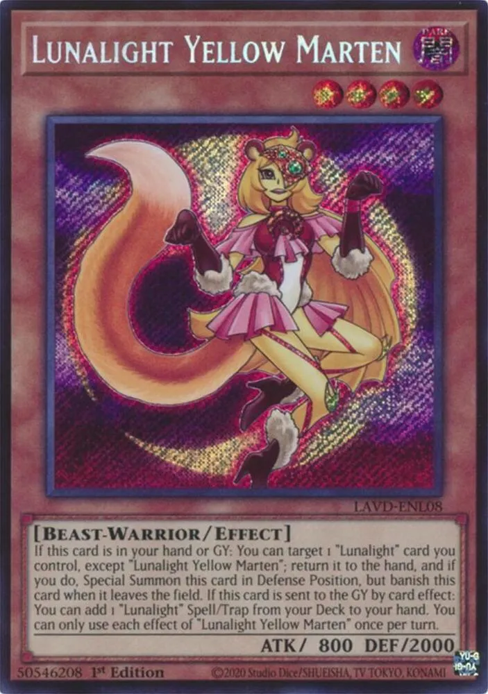Lunalight Yellow Marten — Legendary Arc-V Decks — Yu-Gi-Oh!