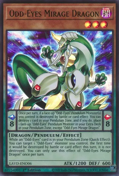 Odd-Eyes Mirage Dragon — Legendary Arc-V Decks — Yu-Gi-Oh!