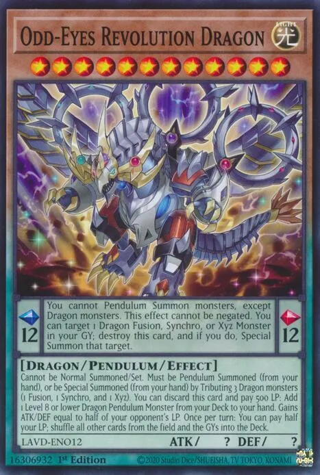 Odd-Eyes Revolution Dragon — Legendary Arc-V Decks — Yu-Gi-Oh!