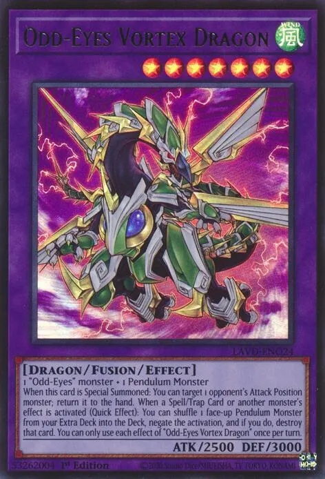 Dragon du Vortex aux Yeux Impairs — Legendary Arc-V Decks — Yu-Gi-Oh!