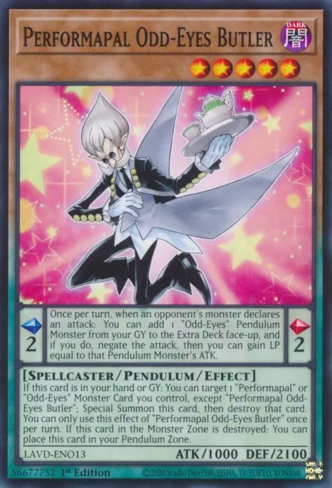 Performapal Odd-Eyes Butler — Legendary Arc-V Decks — Yu-Gi-Oh!
