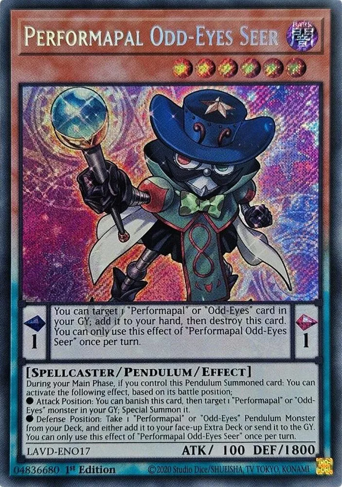 Performapal Odd-Eyes Seer — Legendary Arc-V Decks — Yu-Gi-Oh!