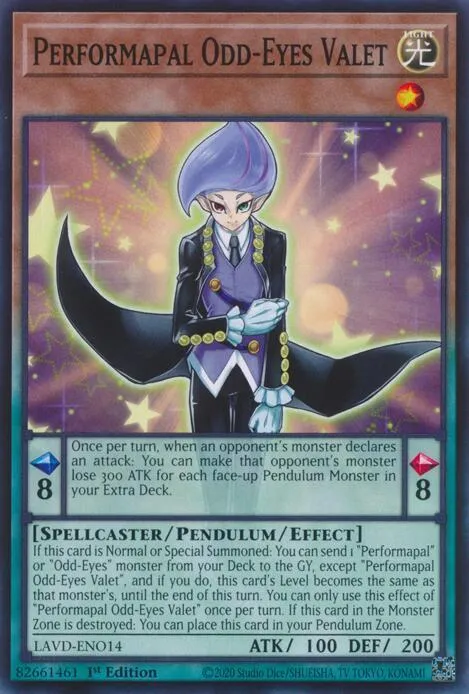 Valet aux Yeux Impairs Potartiste — Legendary Arc-V Decks — Yu-Gi-Oh!