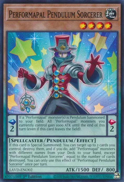 Performapal Pendulum Sorcerer — Legendary Arc-V Decks — Yu-Gi-Oh!
