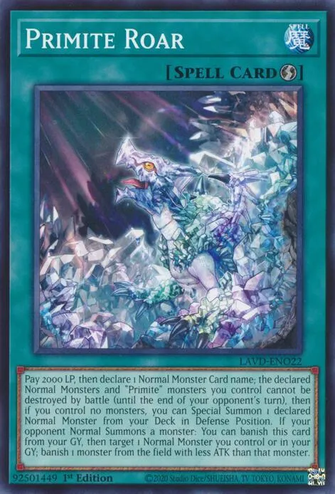 Rugissement Primite — Legendary Arc-V Decks — Yu-Gi-Oh!
