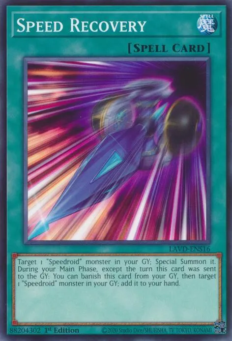 Récupération de Vitesse — Legendary Arc-V Decks — Yu-Gi-Oh!