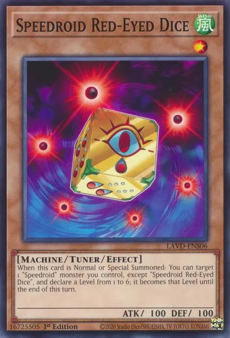 Dé à l'Œil Rouge Vitesseroid — Legendary Arc-V Decks — Yu-Gi-Oh!