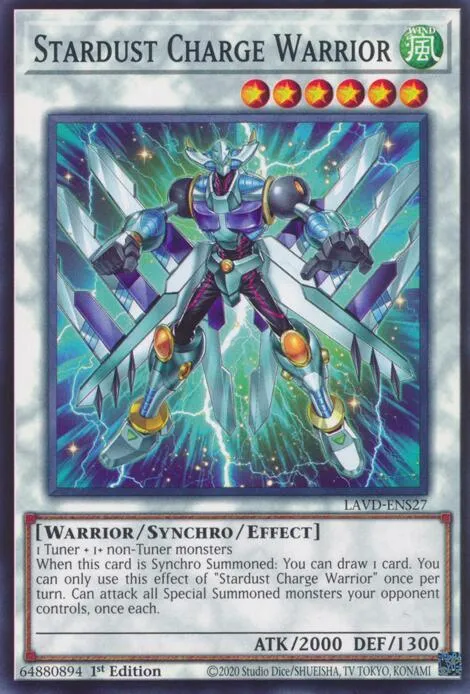 Guerrier Chargeur de Poussière d'Étoile — Legendary Arc-V Decks — Yu-Gi-Oh!