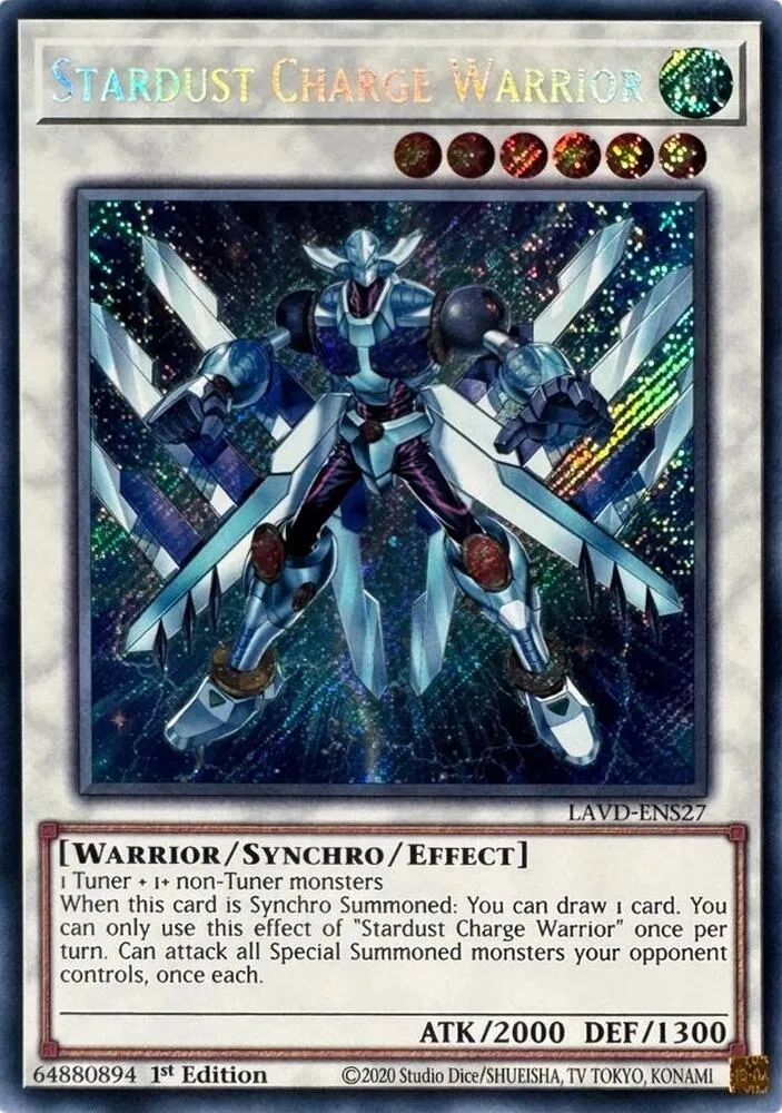 Stardust Charge Warrior — Legendary Arc-V Decks — Yu-Gi-Oh!