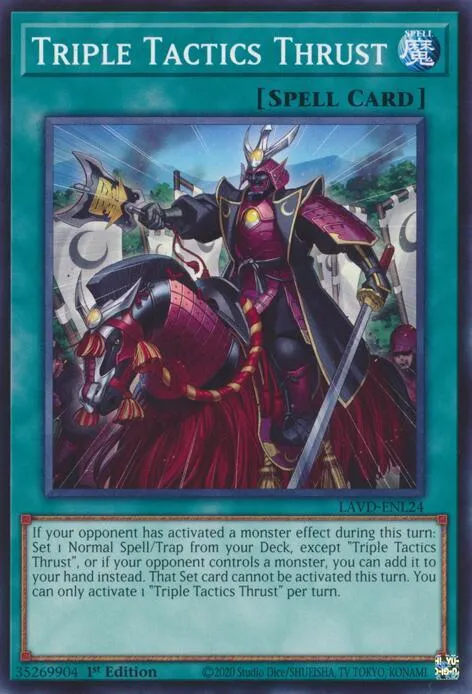 Triple Tactics Thrust — Legendary Arc-V Decks — Yu-Gi-Oh!