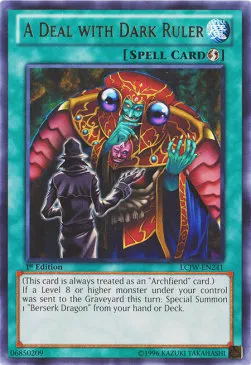 A Deal with Dark Ruler — Legendary Collection 4: Mega Pack — Yu-Gi-Oh!
