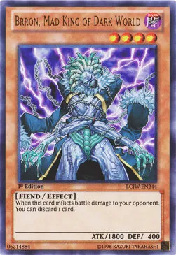 Brron, Roi Fou du Monde Ténébreux — Legendary Collection 4: Mega Pack — Yu-Gi-Oh!
