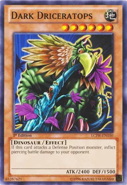 Driceratops des Ténèbres — Legendary Collection 4: Mega Pack — Yu-Gi-Oh!