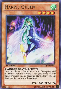 Harpie Queen — Legendary Collection 4: Mega Pack — Yu-Gi-Oh!