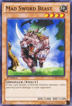 Bête Folle à l'Épée — Legendary Collection 4: Mega Pack — Yu-Gi-Oh!