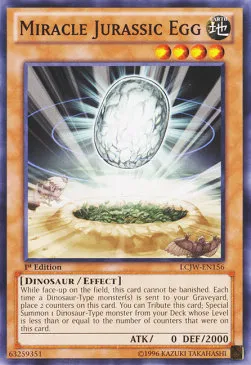 Miracle Jurassic Egg — Legendary Collection 4: Mega Pack — Yu-Gi-Oh!