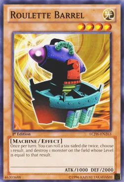 Roulette Barrel — Legendary Collection 4: Mega Pack — Yu-Gi-Oh!