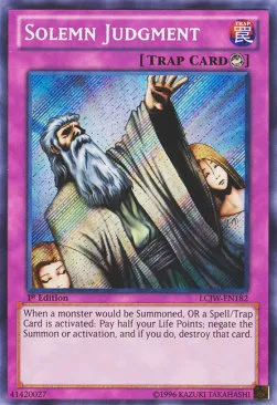 Solemn Judgment — Legendary Collection 4: Mega Pack — Yu-Gi-Oh!