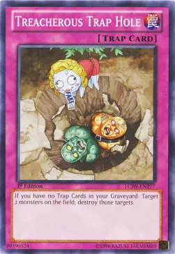 Treacherous Trap Hole — Legendary Collection 4: Mega Pack — Yu-Gi-Oh!