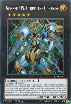 Number S39: Utopia the Lightning — Legendary Collection Kaiba Mega Pack - Unlimited — Yu-Gi-Oh!