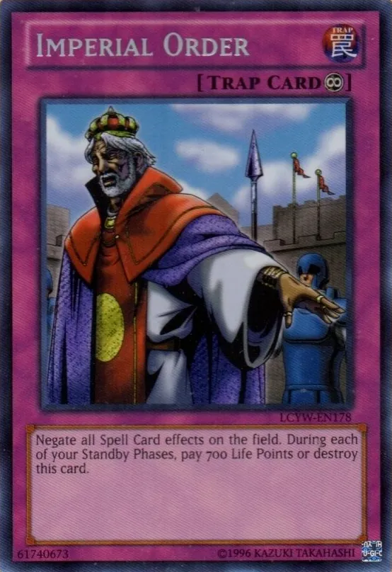 Imperial Order — Legendary Collection 3: Mega Pack - Unlimited — Yu-Gi-Oh!