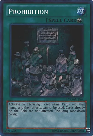 Prohibition — Legendary Collection 3: Mega Pack - Unlimited — Yu-Gi-Oh!