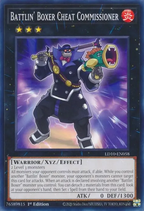 Battlin' Boxer Cheat Commissioner — Legendary Duelists: Soulburning Volcano — Yu-Gi-Oh!