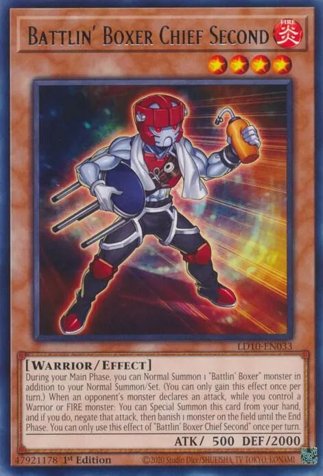Boxeur Indomptable Second en Chef — Legendary Duelists: Soulburning Volcano — Yu-Gi-Oh!