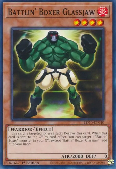 Boxeur Indomptable avec Protège-Dents — Legendary Duelists: Soulburning Volcano — Yu-Gi-Oh!
