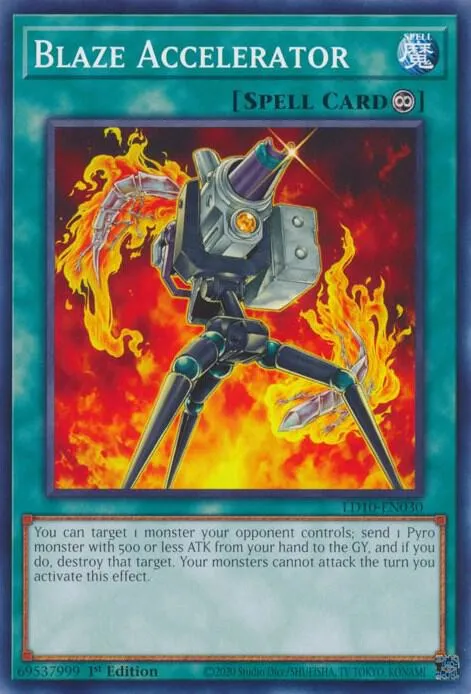 Accélérateur de Flammes — Legendary Duelists: Soulburning Volcano — Yu-Gi-Oh!