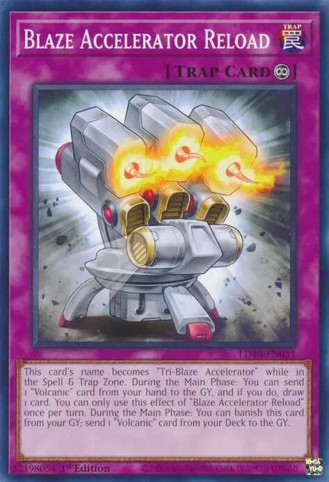 Rechargement Accélérateur de Flammes — Legendary Duelists: Soulburning Volcano — Yu-Gi-Oh!