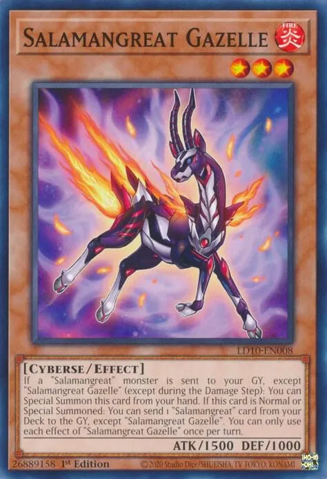 Salamangrande Gazelle — Legendary Duelists: Soulburning Volcano — Yu-Gi-Oh!