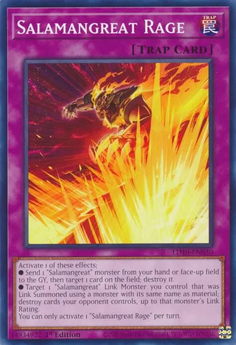 Salamangreat Rage — Legendary Duelists: Soulburning Volcano — Yu-Gi-Oh!
