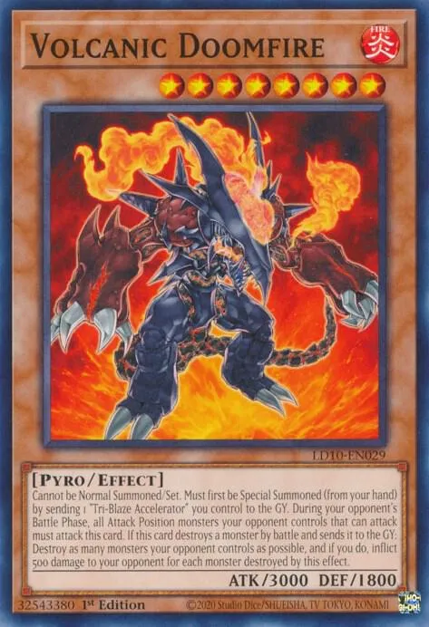Feu Grégois Volcanique — Legendary Duelists: Soulburning Volcano — Yu-Gi-Oh!